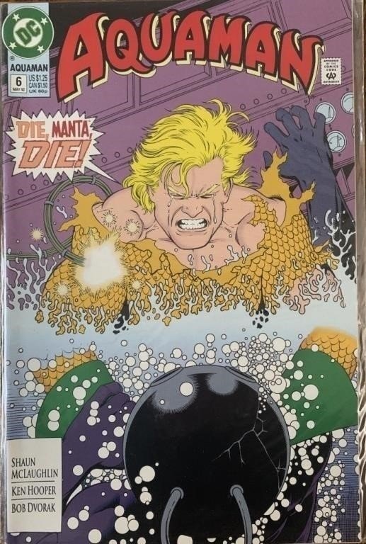 DC Comics Aquaman Vol. 4 #6 comic book for Aquaman