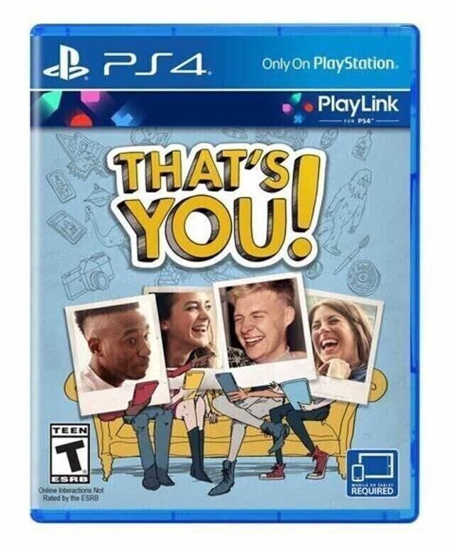 That's You! PlayStation 4 Video Game for Sony PlayStation 4