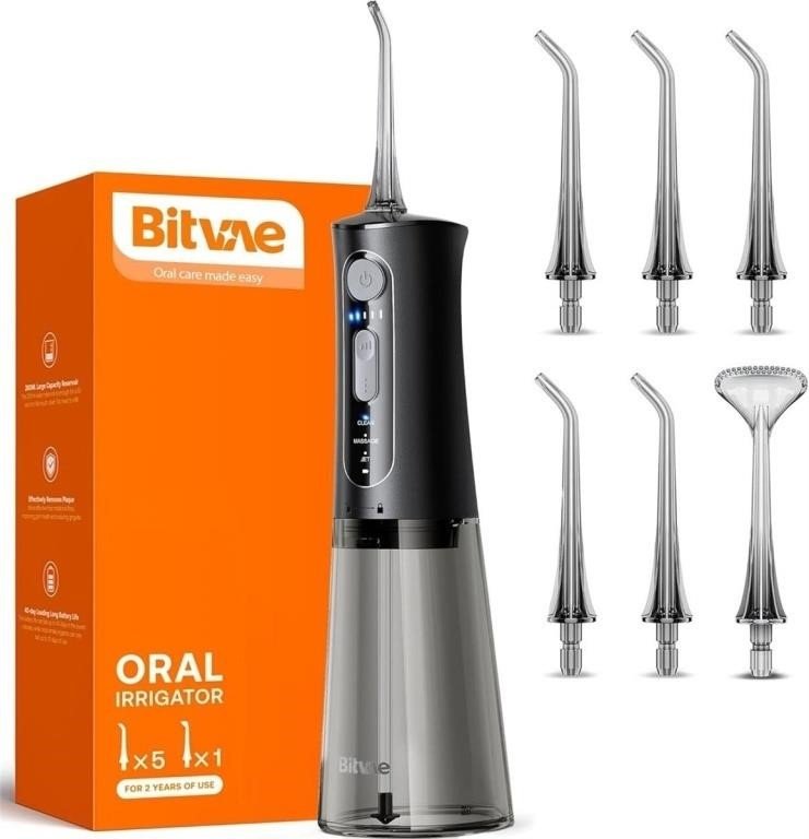 Bitvae Cordless Oral Irrigator Water Dental Flosser for Dental oral hygiene