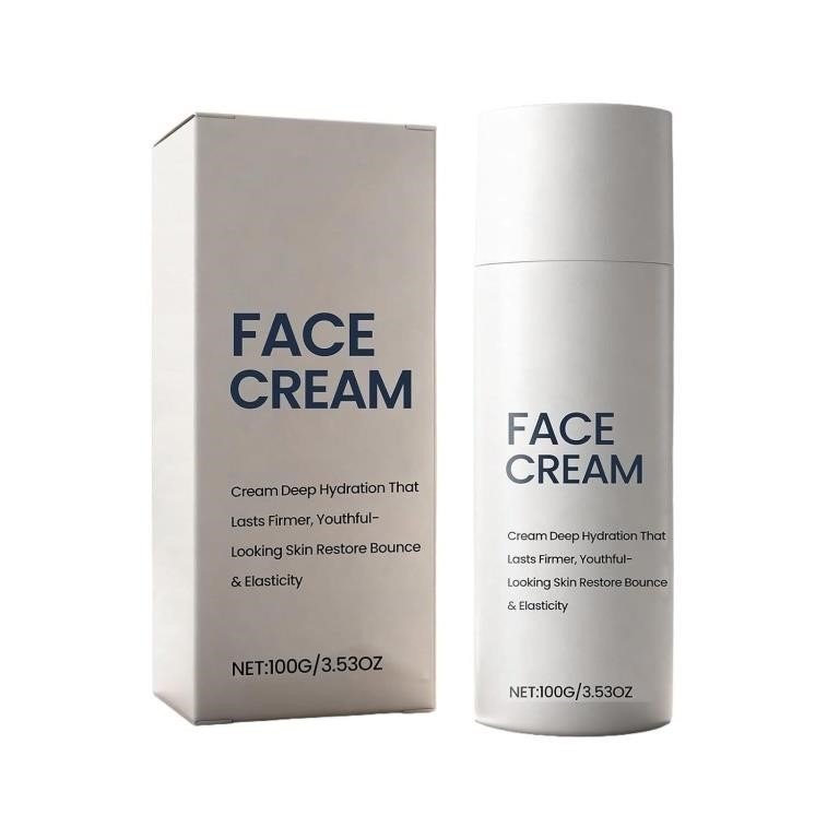 Face Cream 100g Unbranded Skincare Jar in Printed Box