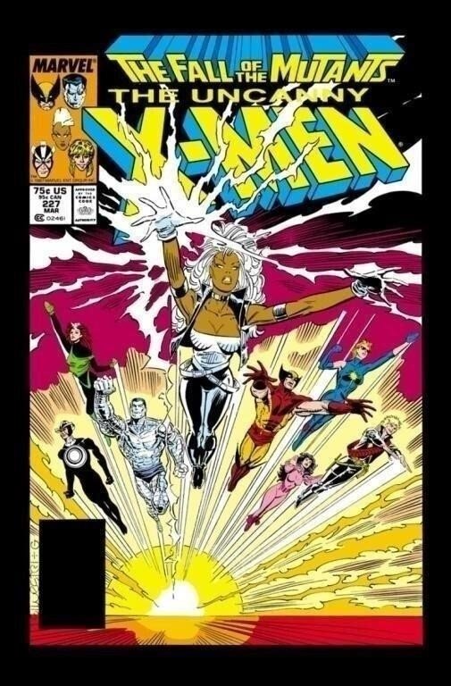 Uncanny X-Men No. 227 Marvel Comic Book, March 1988