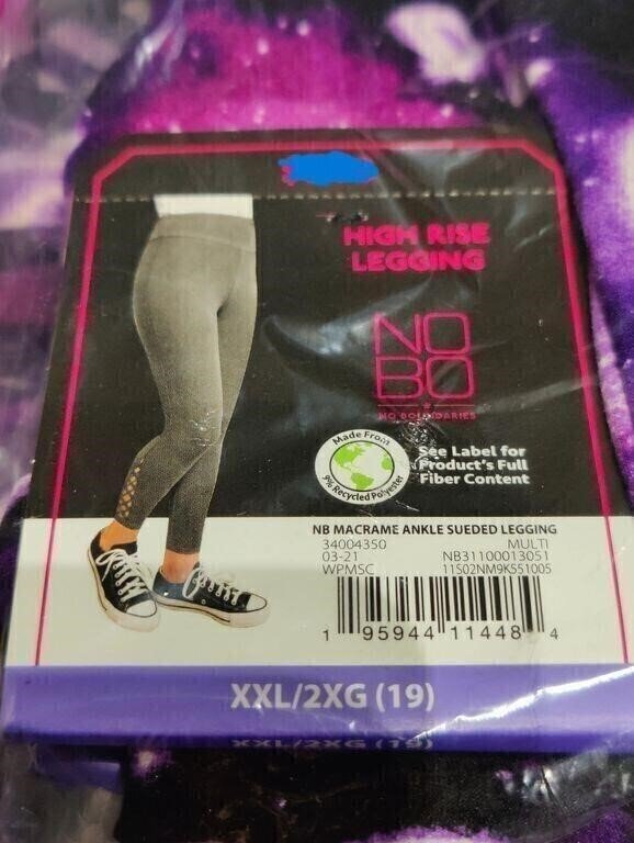 No Boundaries Juniors' Sueded High Rise Leggings XXL