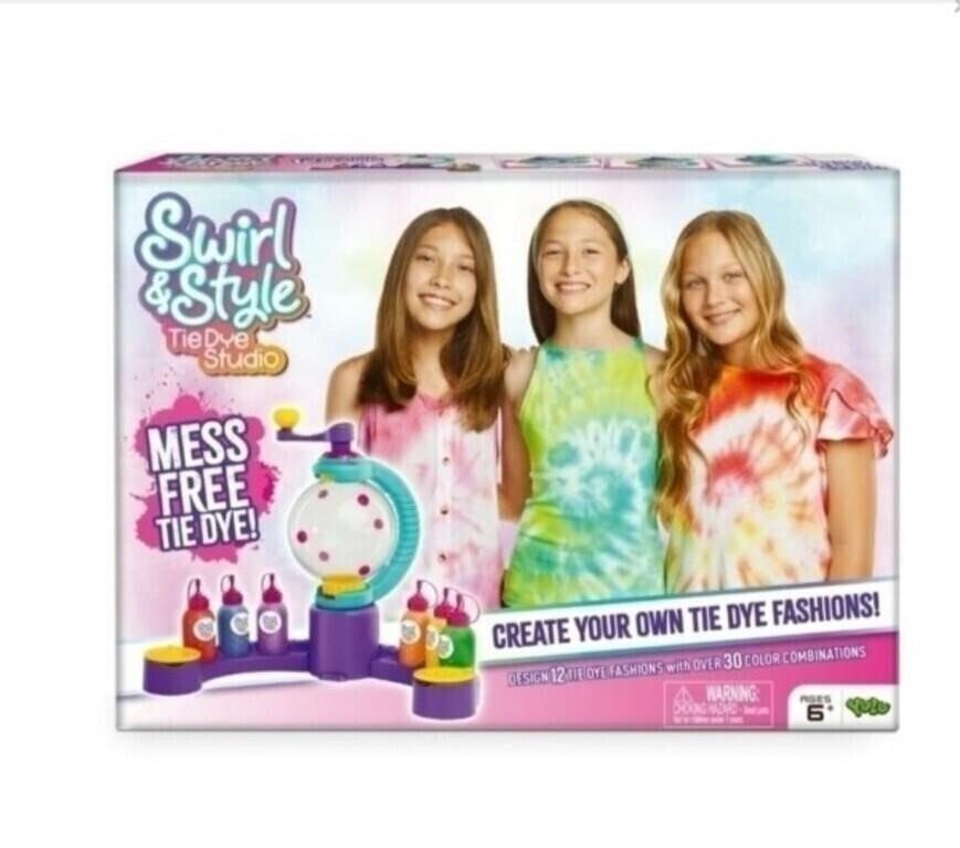 Swirl & Style Tie Dye Studio Craft Kit, Sealed Qty of 2