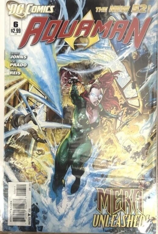 Aquaman #6 Comic Book (The New 52) for DC Comics New 52 Aquaman series