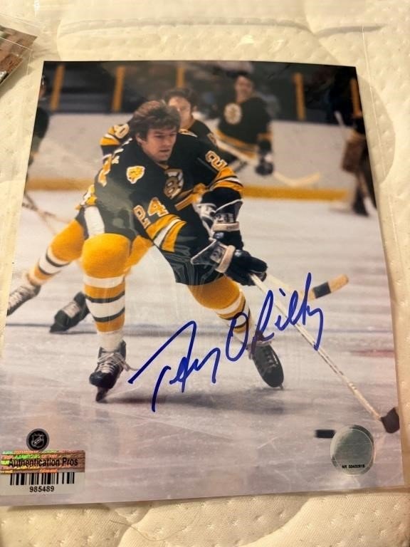 Terry O'Reilly Signed Boston Bruins 8x10 Photo