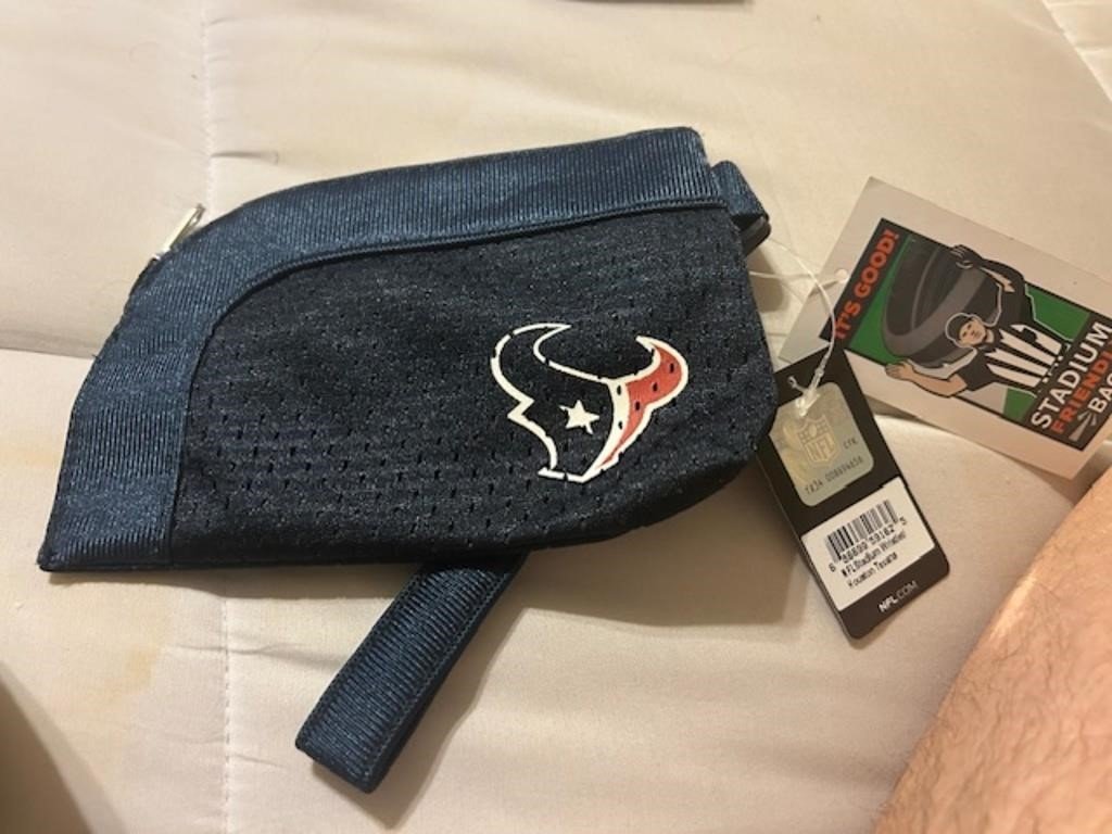 Houston Texans NFL Stadium-Friendly Wristlet Bag