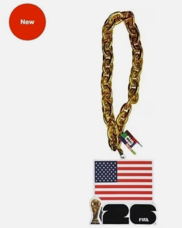 FIFA World Cup 2026 USA Fan Chain Necklace