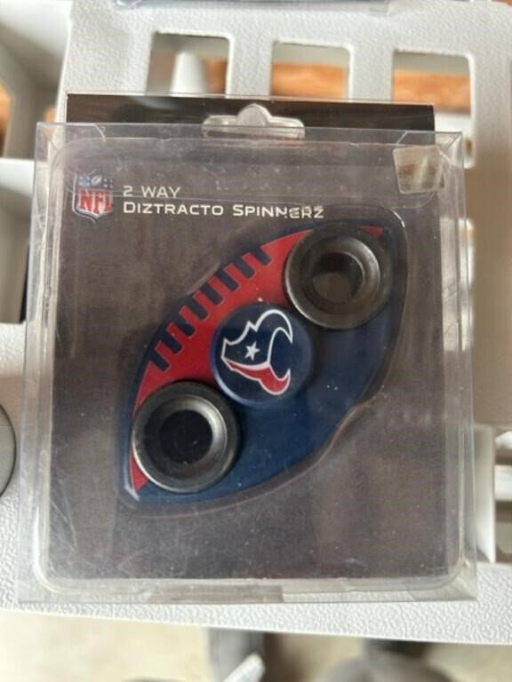 NFL Houston Texans 2-Way Diztracto Spinnerz Fidget Spinner