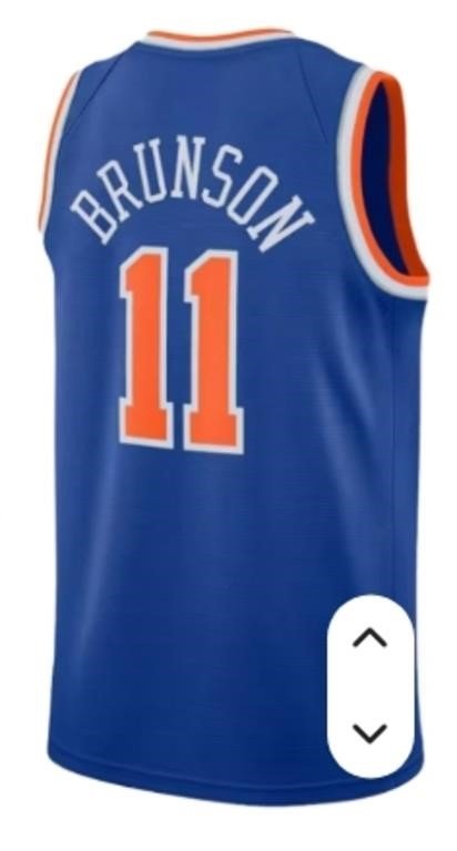 Nike New York Knicks Jalen Brunson #11 Icon Edition Swingman Jersey Size XL