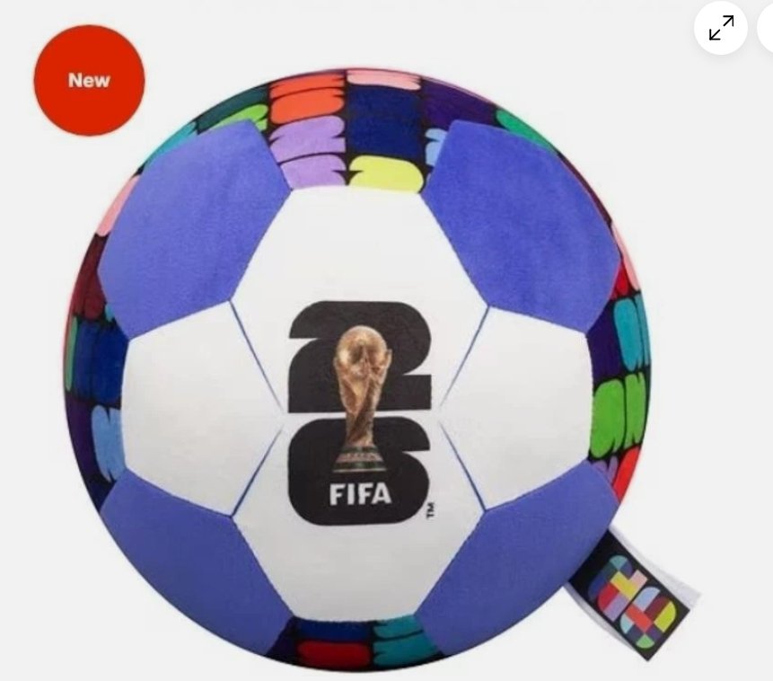 FIFA World Cup 26 Plush Soccer Ball Pillow