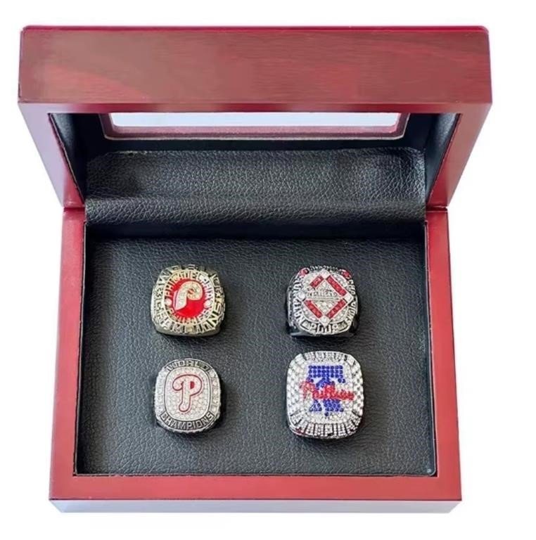 Philadelphia Phillies Replica Championship Ring Set in Display Box