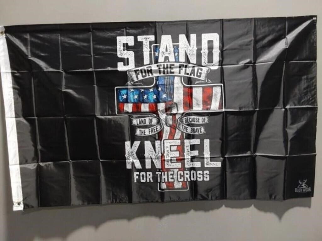 Buck Wear Stand for the Flag Kneel for the Cross 3x5 Flag
