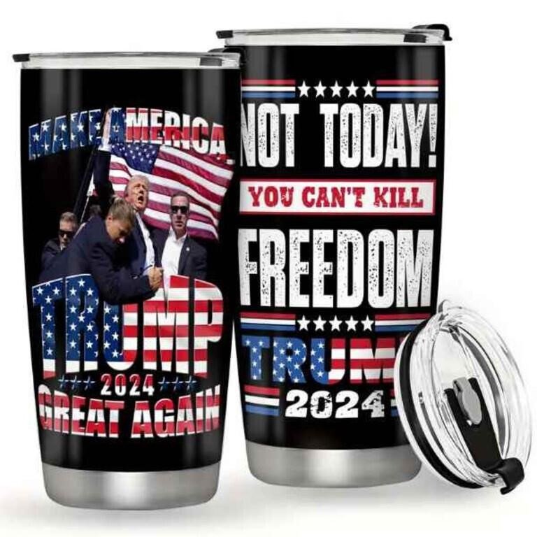 Trump 2024 Campaign Insulated Stainless Tumbler 20 oz