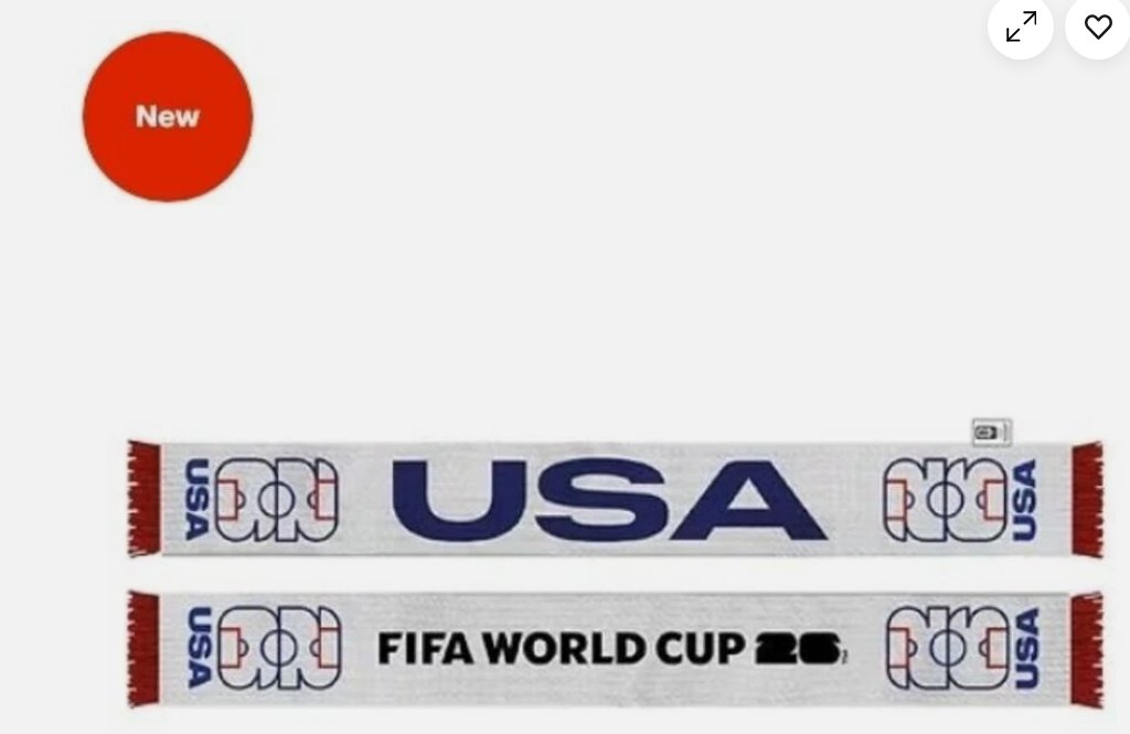 FIFA World Cup 26 USA Knit Supporter Scarf