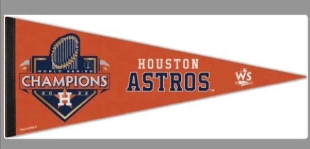 Houston Astros 2022 World Series Champions Felt Pennant
