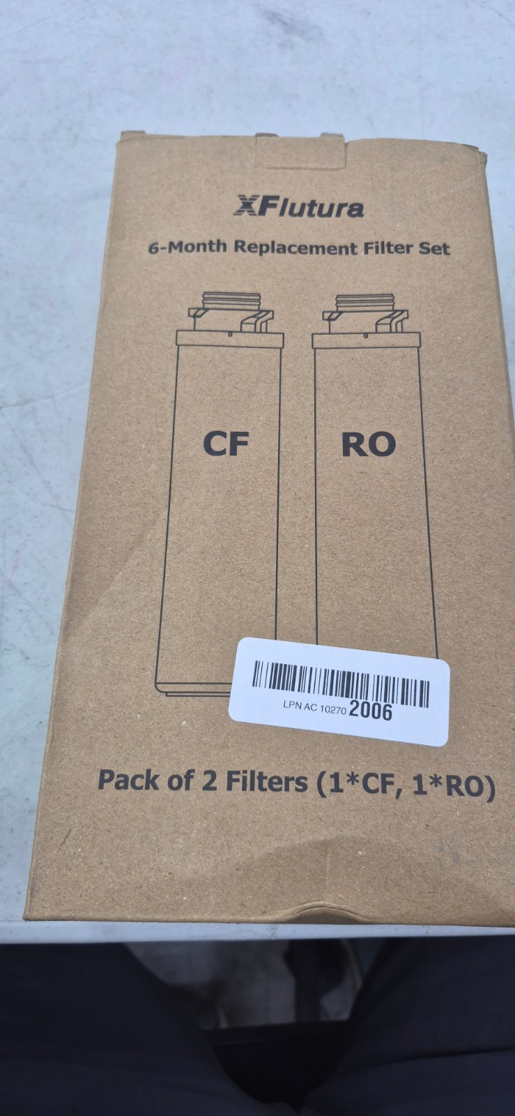 XFlutura 6-Month Replacement Filter Set (1 CF, 1 RO) for SimPure Y7