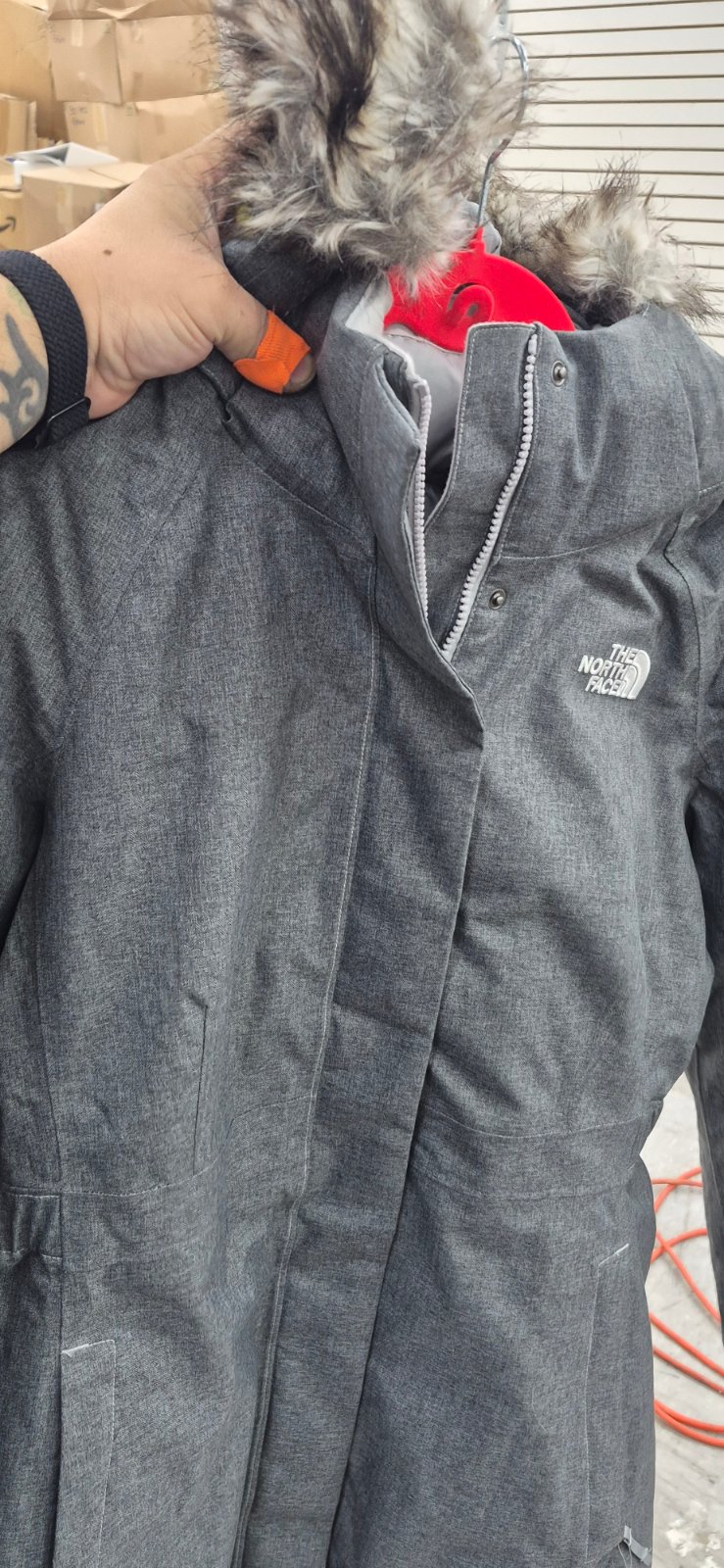 The North Face Women's Arctic Down Parka with Faux Fur Hood for Women's Winter Outerwear