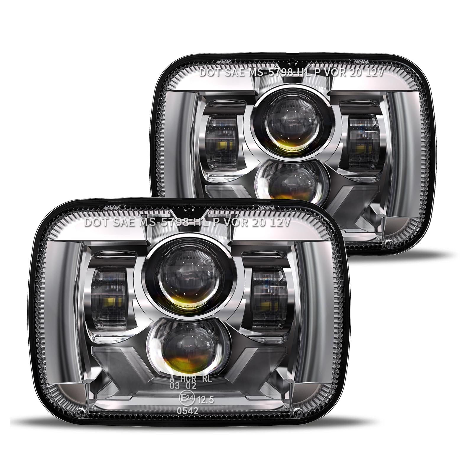 HWSTAR H6054 180W LED Headlight Pair